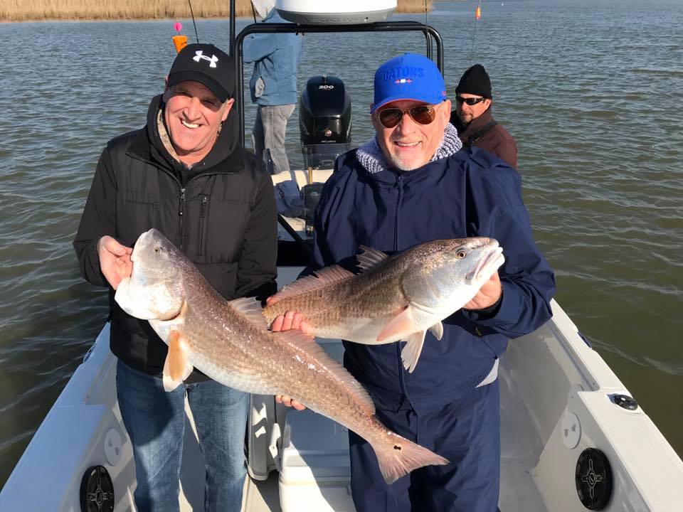 Venice LA Fishing Charters | Rod Benders Charters | Pair of Red Fish